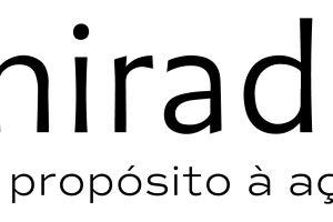 Logo Mirada preto com slogan ‘do propósito à ação’ em letras menores abaixo.